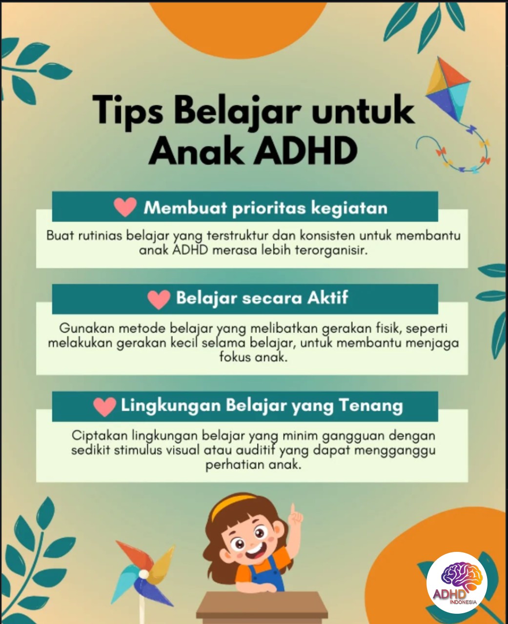 Strategi Belajar yang Cocok untuk Anak ADHD di Kota Tegal